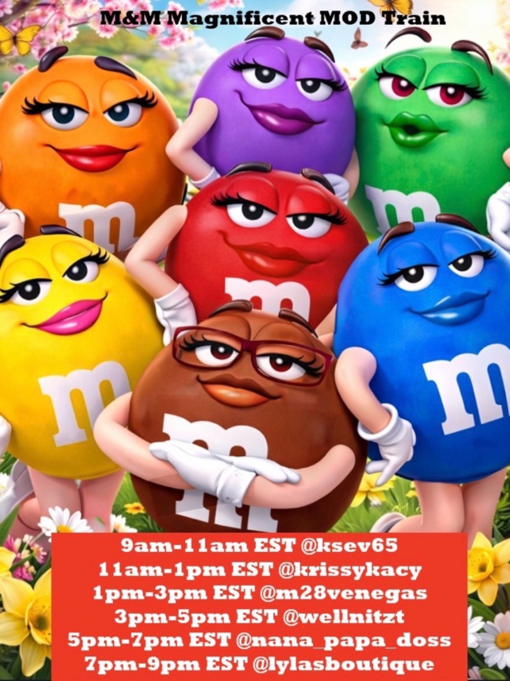 M&M Magnificent MOD Train April 25th